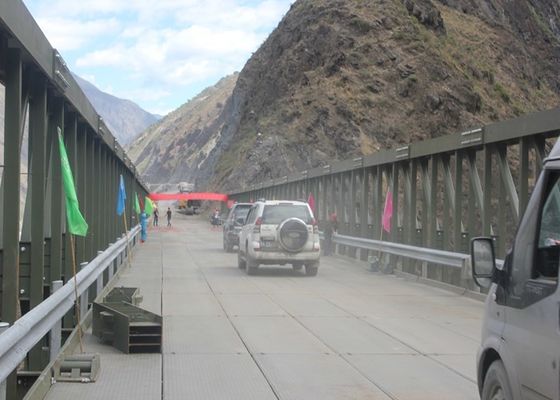 Loading Grade Highway-I Modular Steel Bridge Construction Delta Bridge