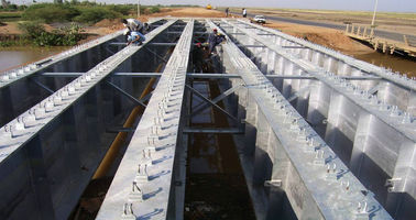 Tracked Girder Bridges 60t Loading Capacity Speedy Erection