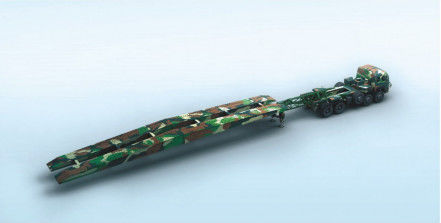 জরুরী উদ্ধার সরঞ্জাম যান্ত্রিক সেতু 21 মিটার লম্বা ট্র্যাকড লোড 60 টন ক্ষমতা এবং রিমোট কন্ট্রোল অপারেশন মোতায়েনের জন্য